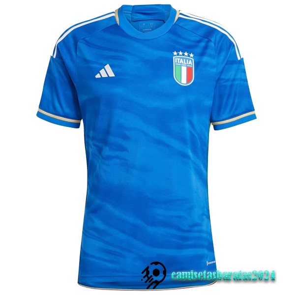 Replicas Tailandia Casa Camiseta Italia 2023 Azul