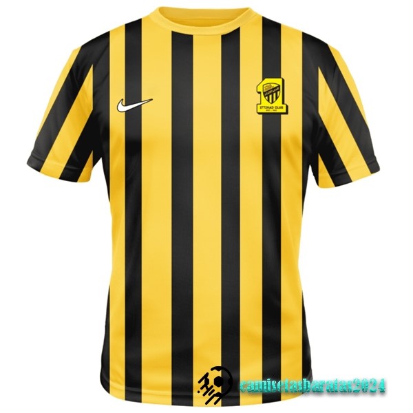Replicas Tailandia Casa Camiseta Ittihad 2022 2023 Amarillo