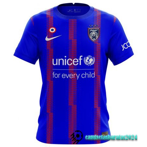 Replicas Tailandia Casa Camiseta Johor Darul Takzim 2022 2023 Azul