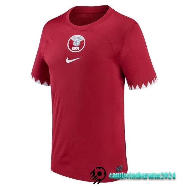 Replicas Tailandia Casa Camiseta Katar 2022 Rojo