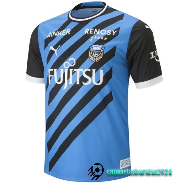 Replicas Tailandia Casa Camiseta Kawasaki Frontale 2023 2024 Azul