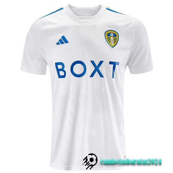 Replicas Tailandia Casa Camiseta Leeds United 2023 2024 Blanco