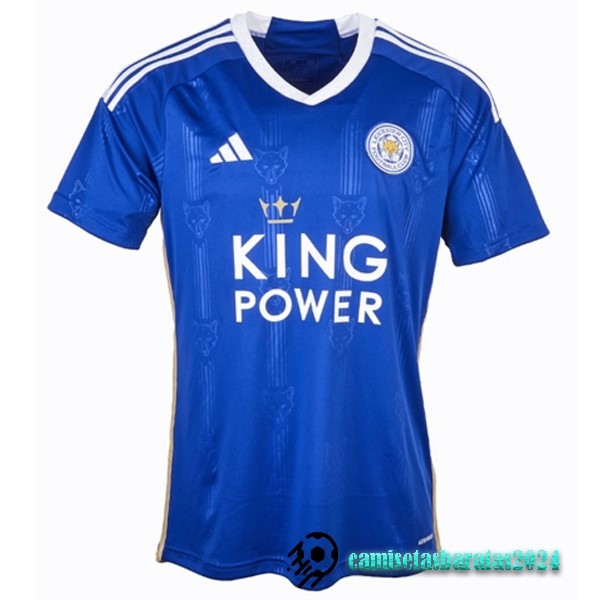 Replicas Tailandia Casa Camiseta Leicester City 2023 2024 Azul