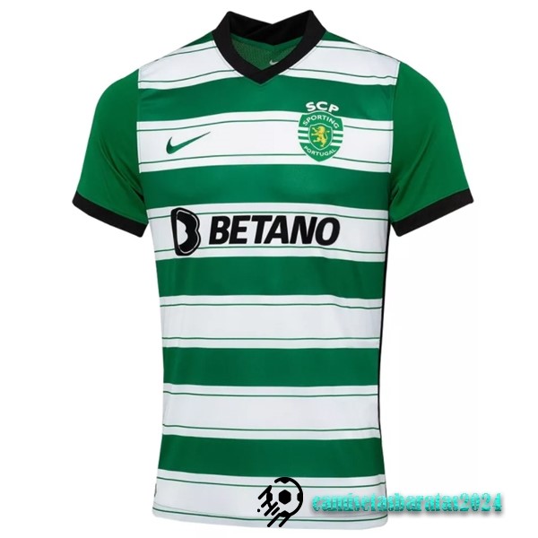 Replicas Tailandia Casa Camiseta Lisboa 2022 2023 Verde