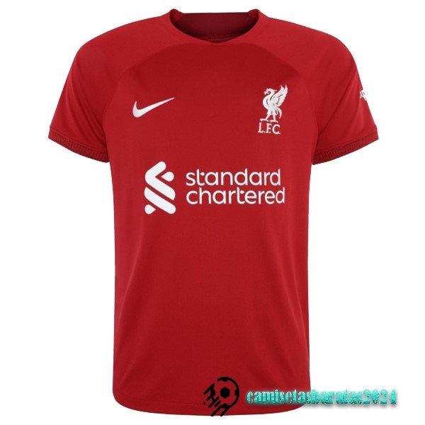 Replicas Tailandia Casa Camiseta Liverpool 2022 2023 Rojo