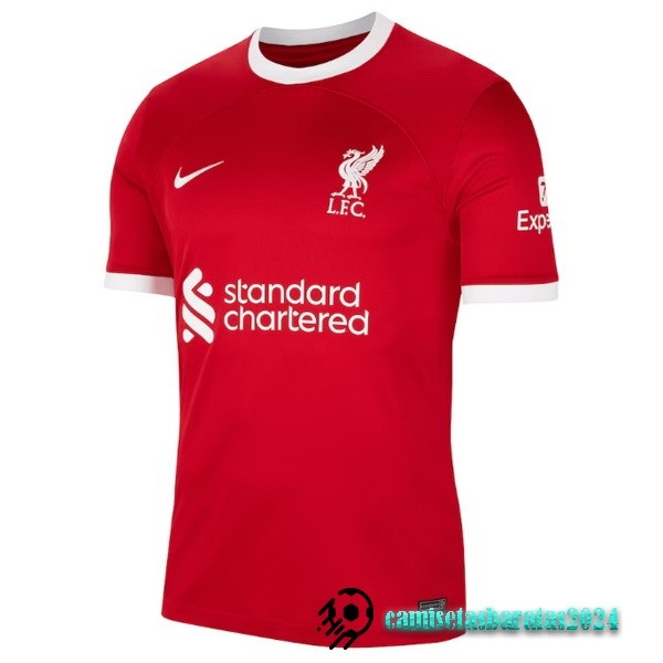 Replicas Tailandia Casa Camiseta Liverpool 2023 2024 Rojo