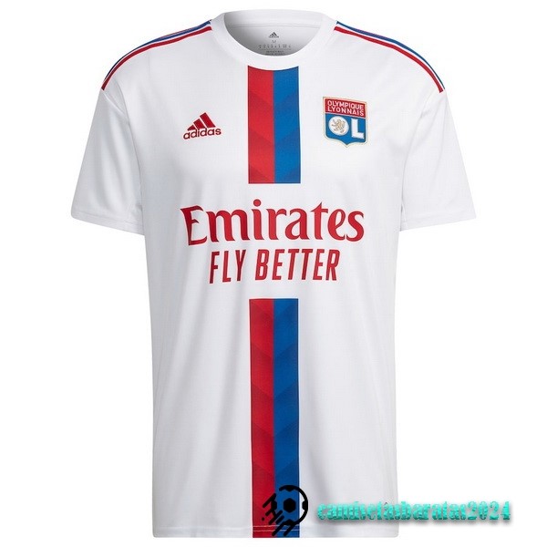 Replicas Tailandia Casa Camiseta Lyon 2022 2023 Blanco