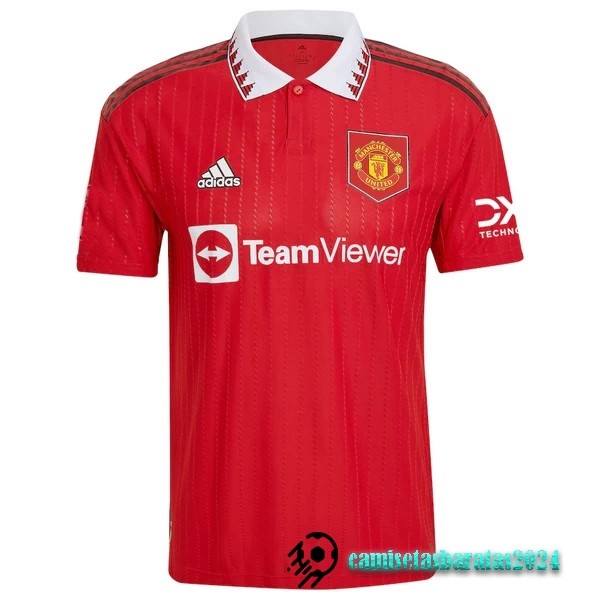 Replicas Tailandia Casa Camiseta Manchester United 2022 2023 Rojo