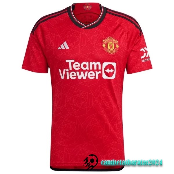 Replicas Tailandia Casa Camiseta Manchester United 2023 2024 Rojo