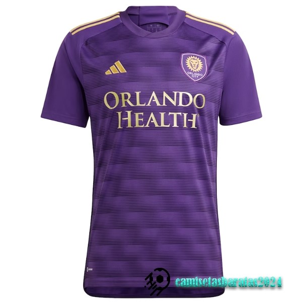 Replicas Tailandia Casa Camiseta Orlando City 2023 2024 Purpura
