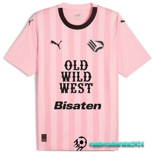 Replicas Tailandia Casa Camiseta Palermo 2023 2024 Rosa
