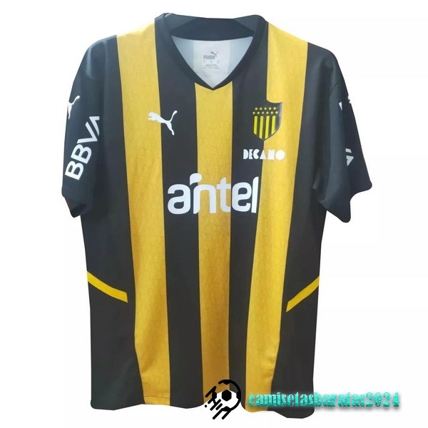 Replicas Tailandia Casa Camiseta Penarol 2022 2023 Negro Amarillo