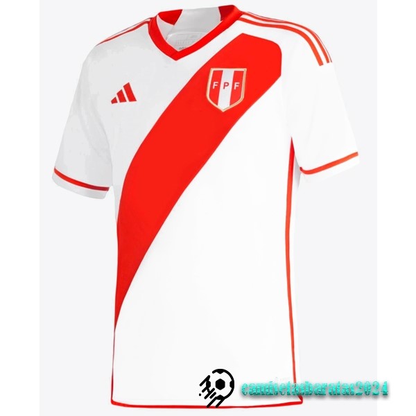 Replicas Tailandia Casa Camiseta Perú 2023 Blanco