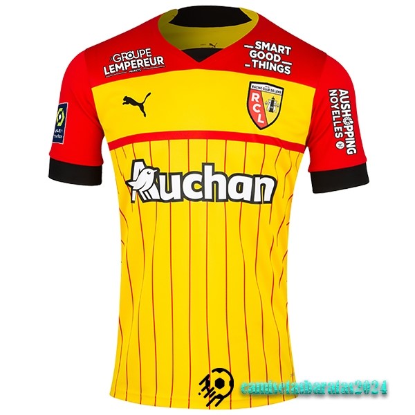 Replicas Tailandia Casa Camiseta RC Lens 2022 2023 Amarillo