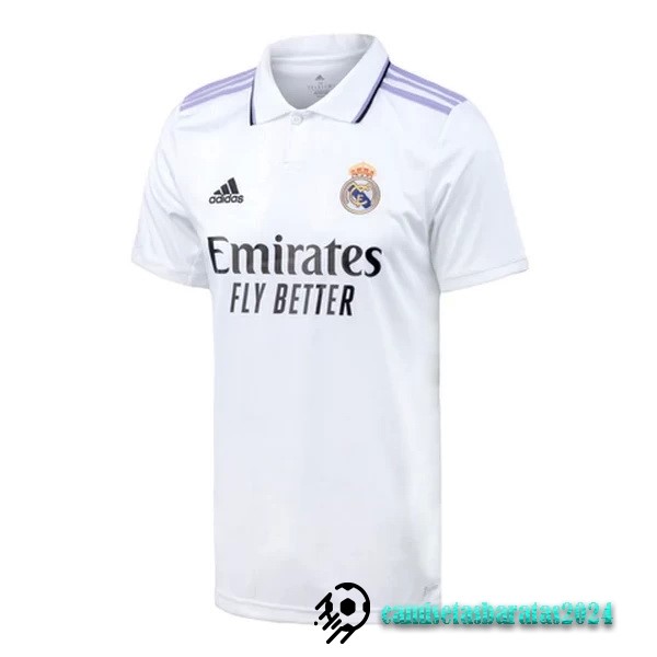 Replicas Tailandia Casa Camiseta Real Madrid 2022 2023 Blanco