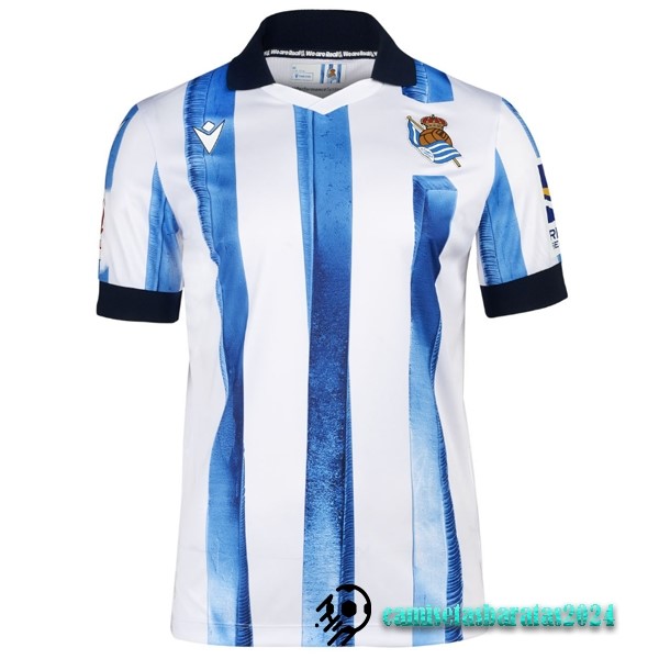 Replicas Tailandia Casa Camiseta Real Sociedad 2023 2024 Azul