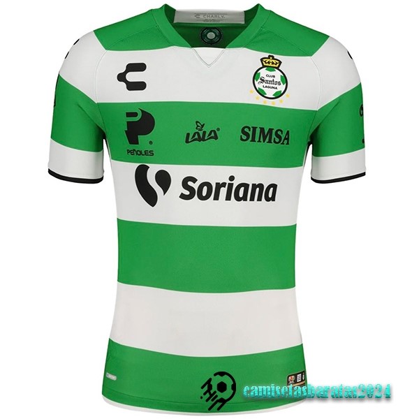 Replicas Tailandia Casa Camiseta Santos Laguna 2022 2023 Verde