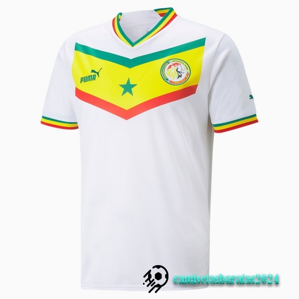 Replicas Tailandia Casa Camiseta Senegal 2022 Blanco