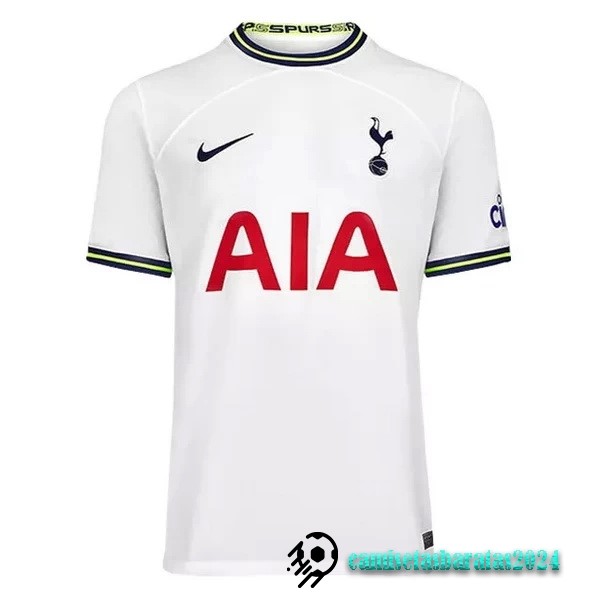Replicas Tailandia Casa Camiseta Tottenham Hotspur 2022 2023 Blanco
