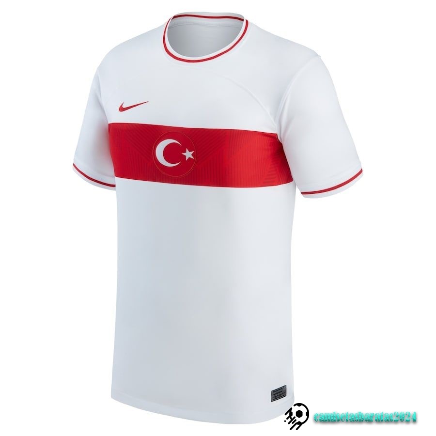 Replicas Tailandia Casa Camiseta Turquía 2022 Blanco