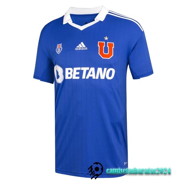 Replicas Tailandia Casa Camiseta Universidad De Chile 2022 2023 Azul