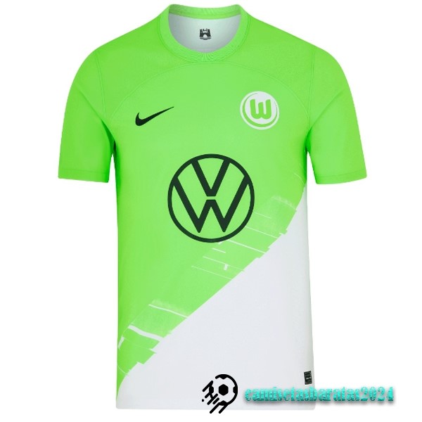 Replicas Tailandia Casa Camiseta Wolfsburgo 2023 2024 Verde