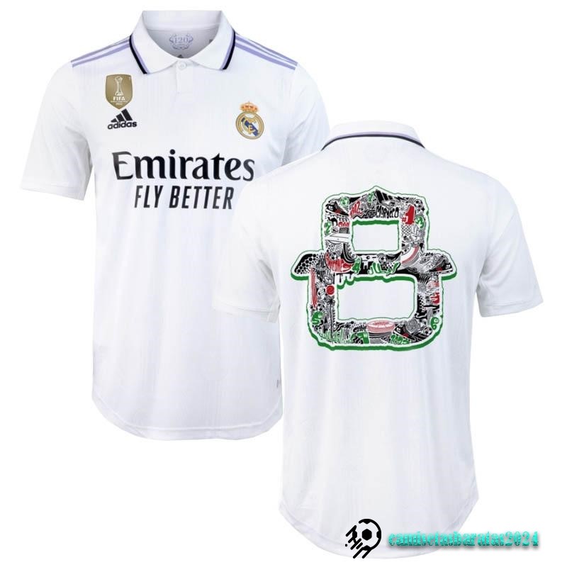 Replicas Tailandia Casa Especial Camiseta Real Madrid 2022 2023 Blanco