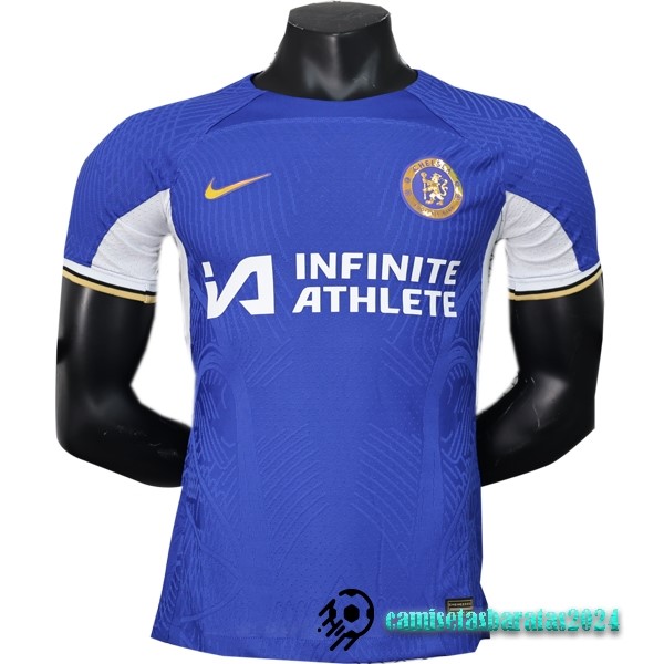 Replicas Tailandia Casa Jugadores Camiseta Chelsea 2023 2024 I Azul