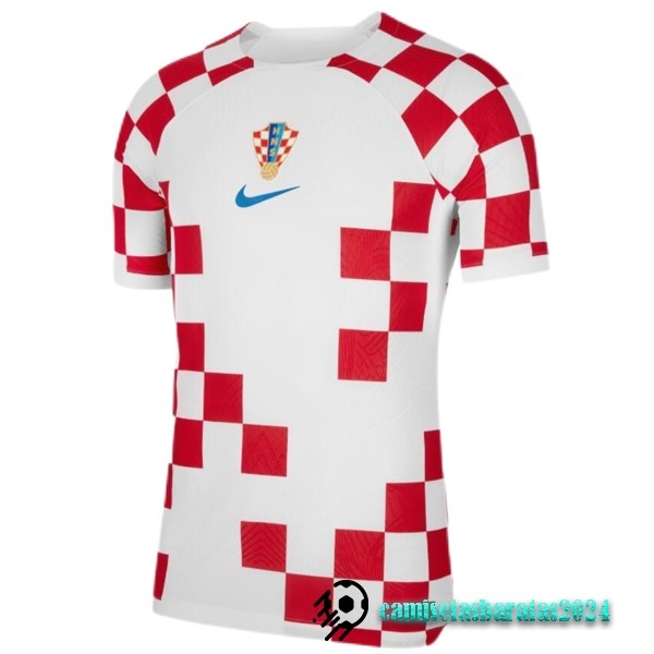 Replicas Tailandia Casa Jugadores Camiseta Croacia 2022 Rojo