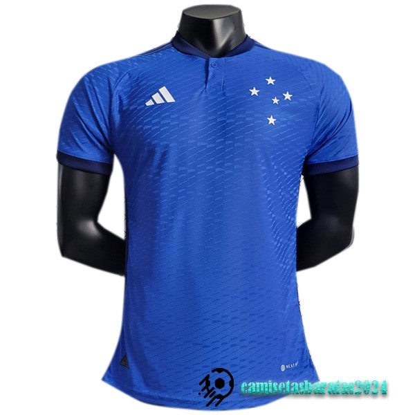 Replicas Tailandia Casa Jugadores Camiseta Cruzeiro EC 2023 2024 Azul