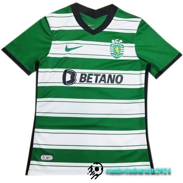 Replicas Tailandia Casa Jugadores Camiseta Lisboa 2022 2023 Verde