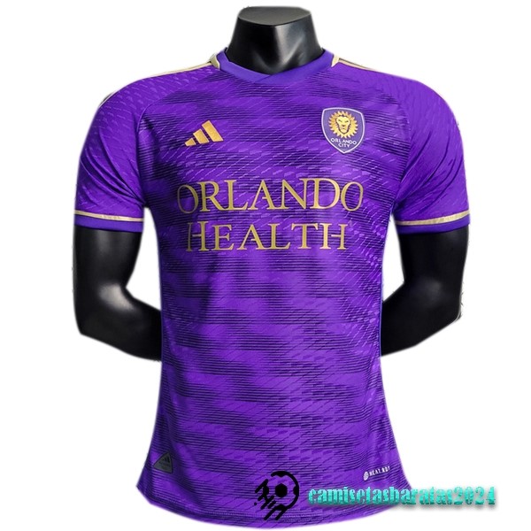 Replicas Tailandia Casa Jugadores Camiseta Orlando City 2023 2024 Purpura
