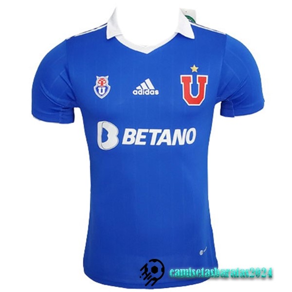 Replicas Tailandia Casa Jugadores Camiseta Universidad De Chile 2022 2023 Azul