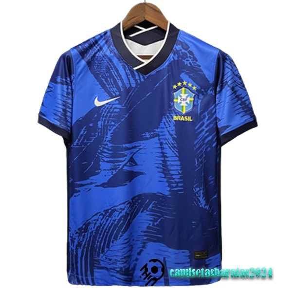 Replicas Tailandia Concept Segunda Camiseta Brasil 2022 Azul