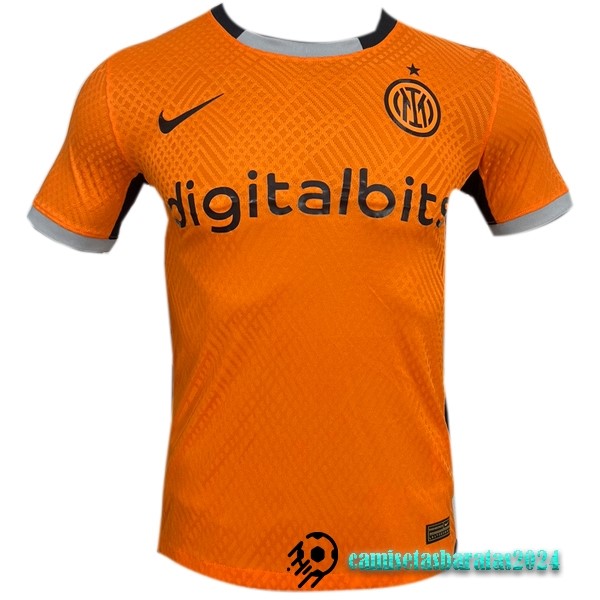 Replicas Tailandia Concepto Jugadores Camiseta Inter Milán 2023 2024 Naranja