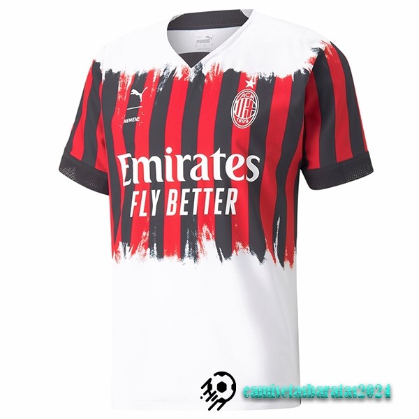 Replicas Tailandia Cuarta Camiseta AC Milan 2021 2022 Rojo