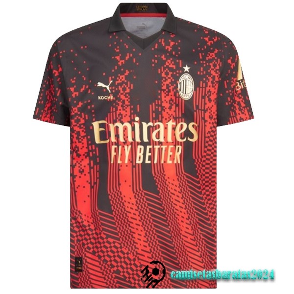 Replicas Tailandia Cuarta Camiseta AC Milan 2022 2023 Rojo