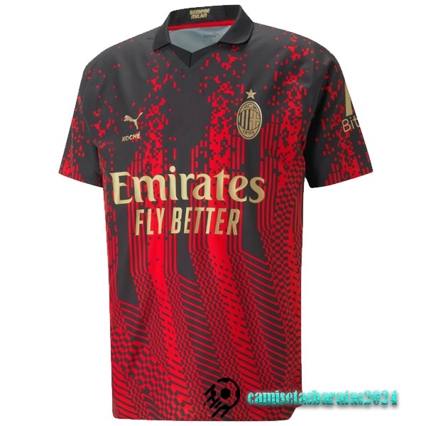 Replicas Tailandia Cuarta Jugadores Camiseta AC Milan 2022 2023 Rojo