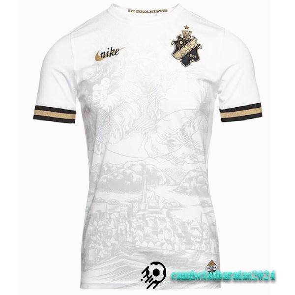 Replicas Tailandia Edición Conmemorativa Camiseta AIK Stockholm 2023 2024 Blanco