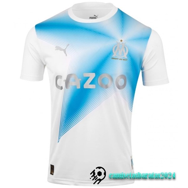 Replicas Tailandia Edición Conmemorativa Camiseta Marsella 2022 2023 Blanco