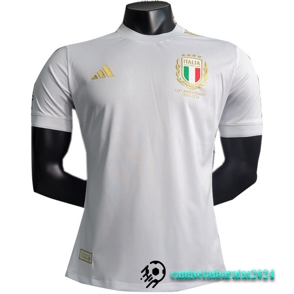 Replicas Tailandia Edición Conmemorativa Jugadores Camiseta Italia 2023 I Blanco