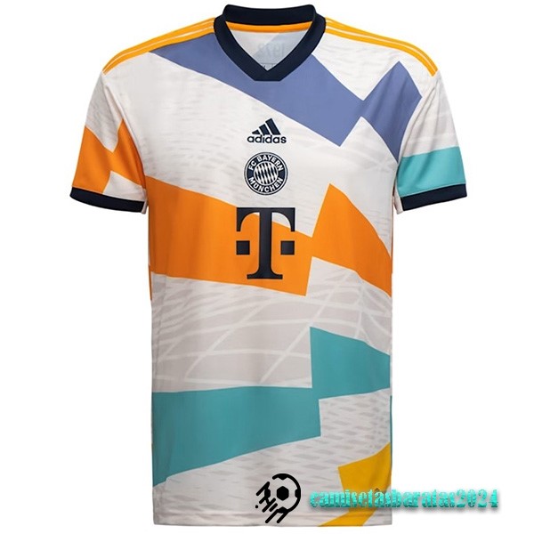 Replicas Tailandia Especial Camiseta Bayern Múnich 2022 2023 Amarillo Verde