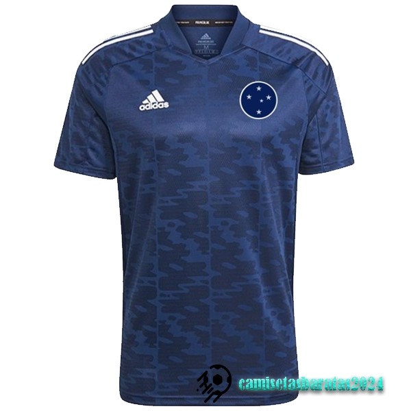 Replicas Tailandia Especial Camiseta Cruzeiro EC 2022 2023 Azul Marino