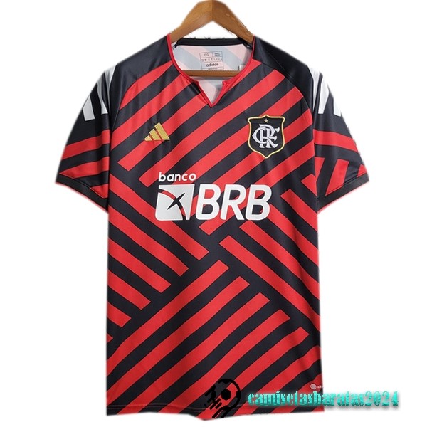 Replicas Tailandia Especial Camiseta Flamengo 2023 2024 Rojo I Negro