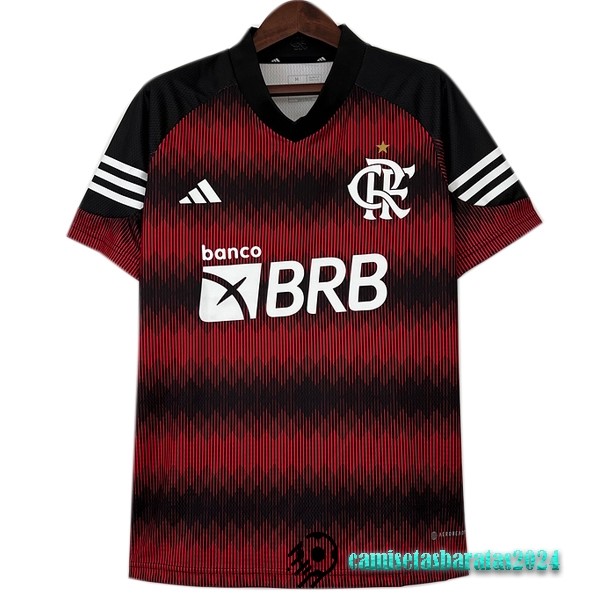 Replicas Tailandia Especial Camiseta Flamengo 2023 2024 Rojo Negro