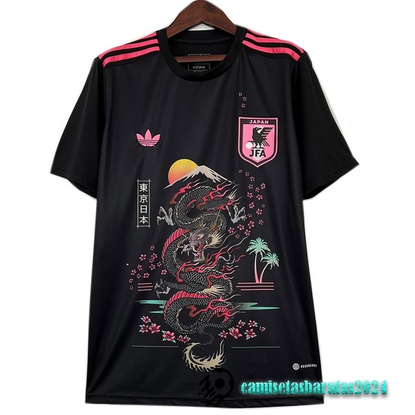 Replicas Tailandia Especial Camiseta Japón 2023 Negro Rosa