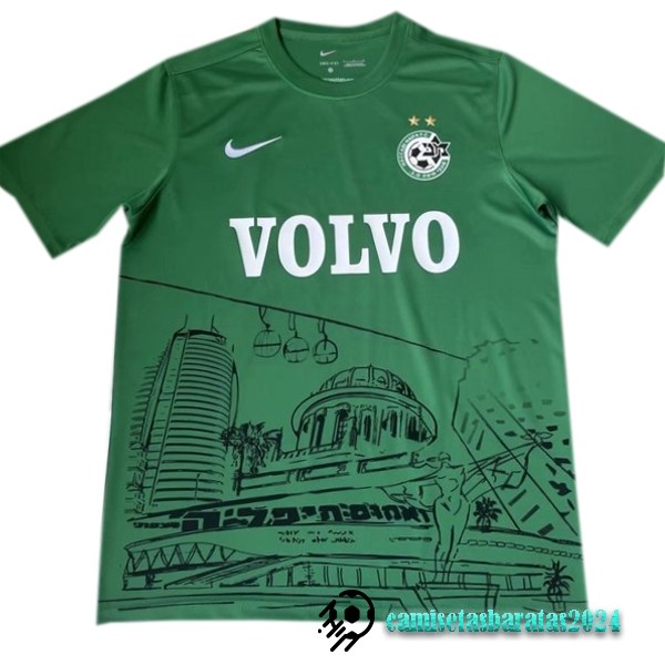 Replicas Tailandia Especial Camiseta Maccabi Haifa 2022 2023 Verde