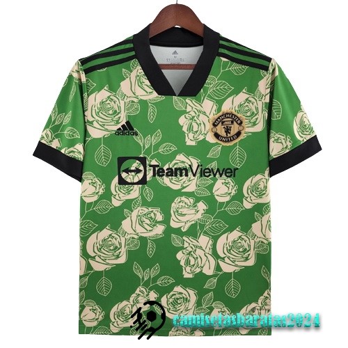 Replicas Tailandia Especial Camiseta Manchester United 2022 2023 Verde