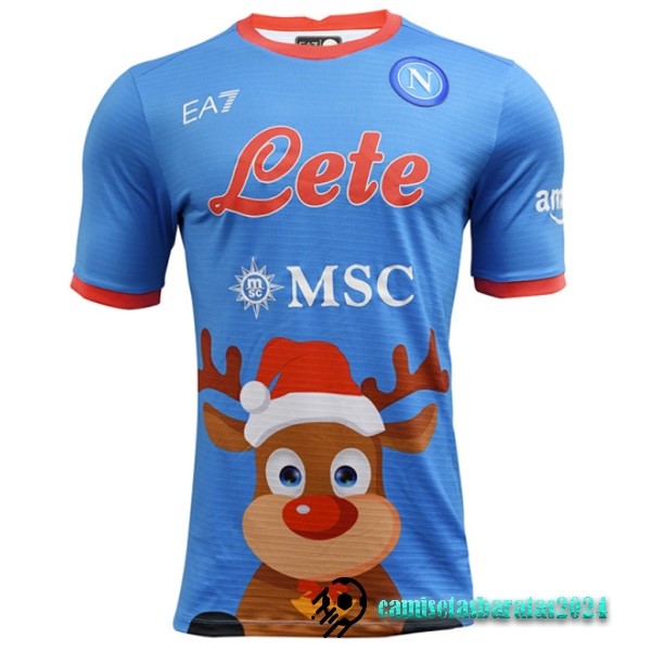 Replicas Tailandia Especial Camiseta Napoli 2022 2023 I Azul