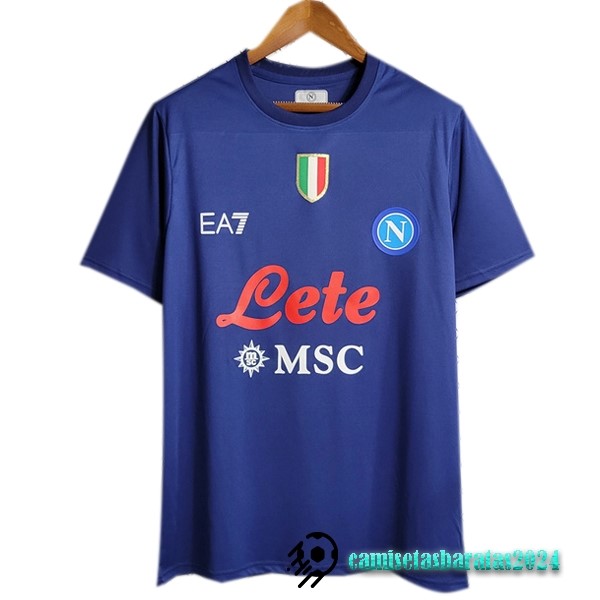 Replicas Tailandia Especial Camiseta Napoli 2023 2024 Azul